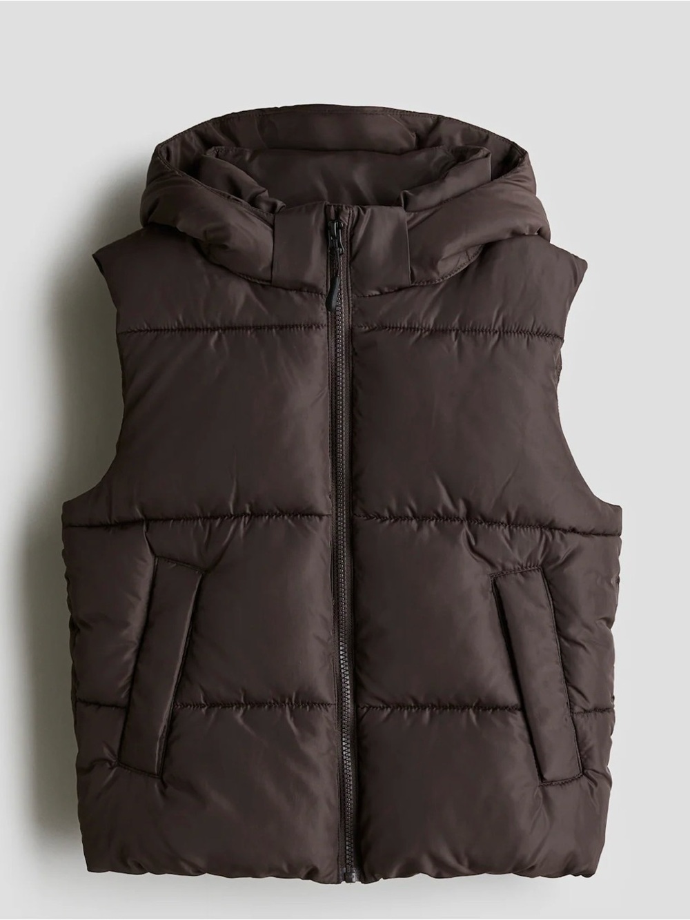 H&M Puffer Vest - Dark Brown
